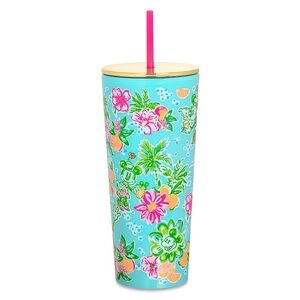 Lilly Pulitzer Tumbler with Straw Lilly Loves Disney
